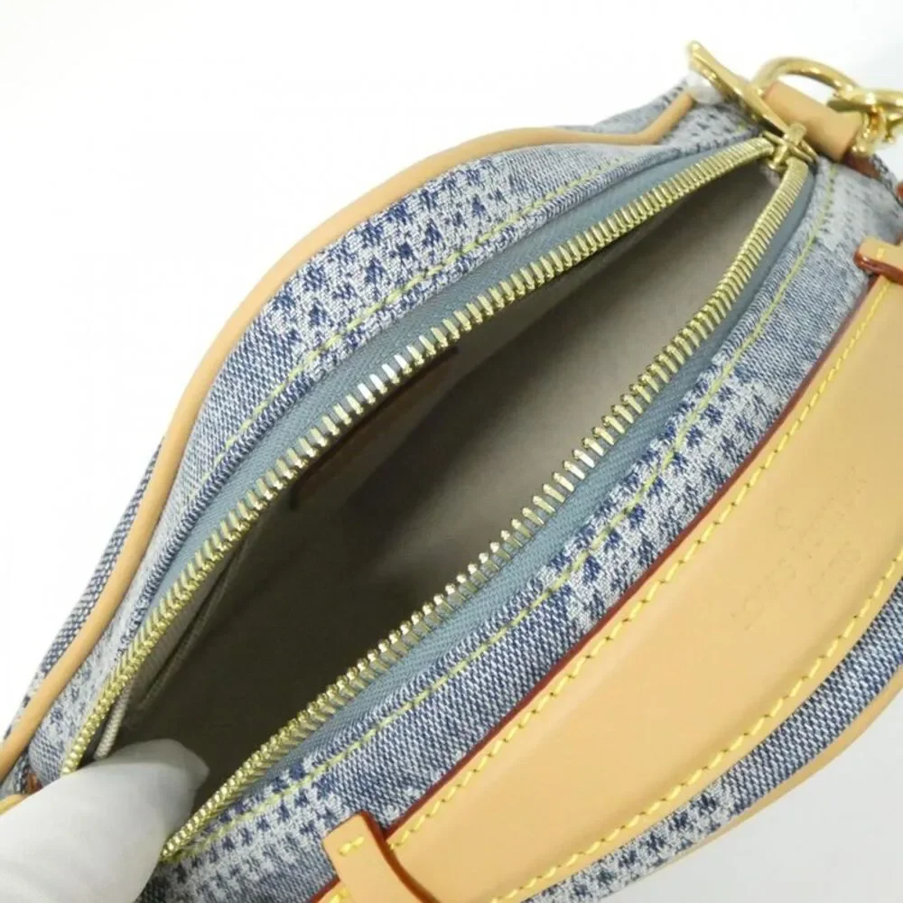 Louis Vuitton Damier Denim 3D Chess Cotton Canvas Shoulder Bag